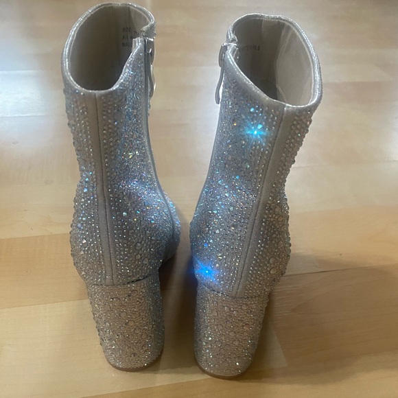 Silver Rhinestone Boots - Picture 3 of 3